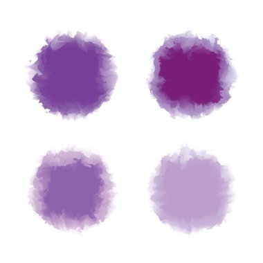 mor ve menekşe sesi damla fırça, metin kutusu, arka plan, tasarım öğesi için renk kümesi