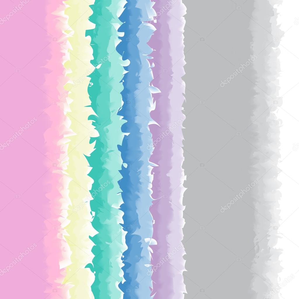 Water color border or frame design in pastel color selection VECTOR