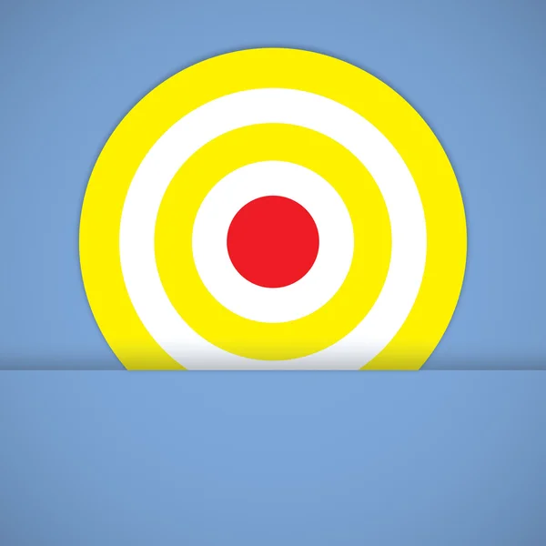 Goal ring in archery target — Stock Photo, Image