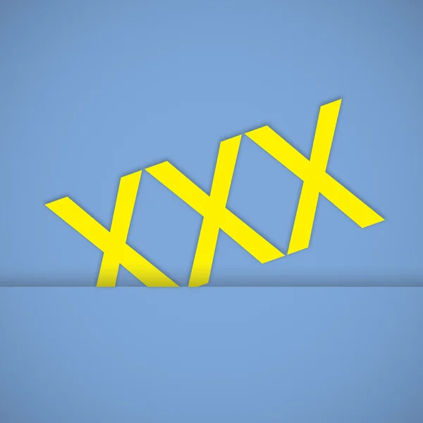 Xxx εικονίδιο — Φωτογραφία Αρχείου