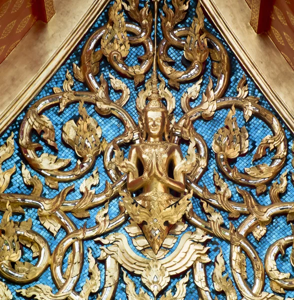 Thaise kunst in tempel — Stockfoto