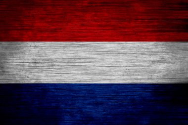 Hollanda bayrağı ahşap doku