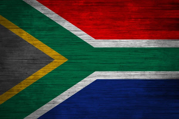Güney Afrika bayrak ahşap doku — Stok fotoğraf