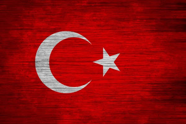 Türkiye'nin bayrak ahşap doku