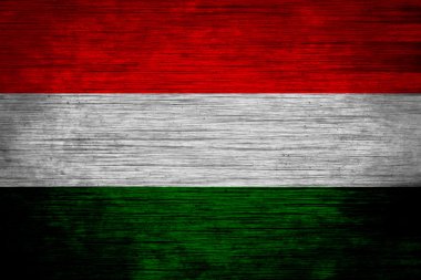 ahşap doku Macaristan bayrağı