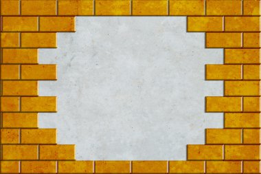 tuğla duvar parçası