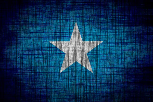 Somalia flagga trä textur — Stockfoto