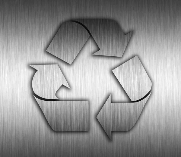 Recycling Metal background — Stock Photo, Image