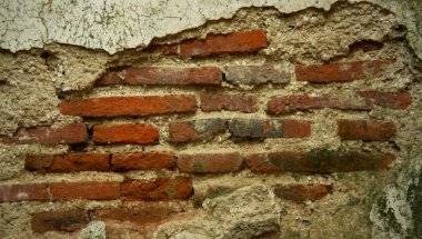 Eski tuğla duvar