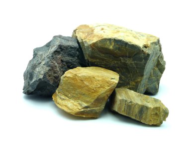 taş granit, üzerinde beyaz izole