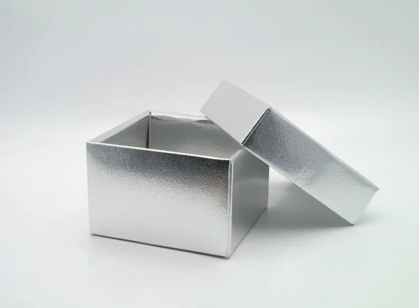 Silver box — Stockfoto