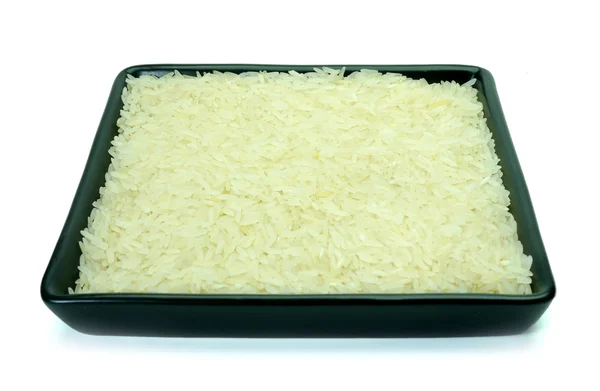 Rice in a plate — Stock Photo, Image