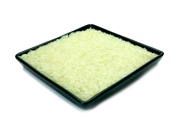 Rice in a plate — Stock Photo, Image