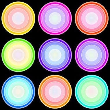 Renkli Daireler arka plan