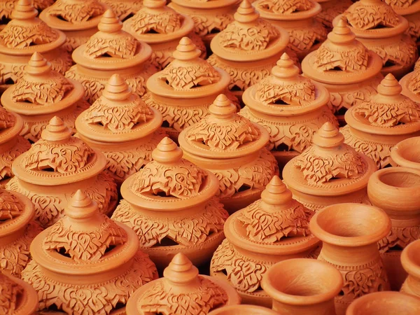 Artesanato agitador, cerâmica do povo tailandês . — Fotografia de Stock
