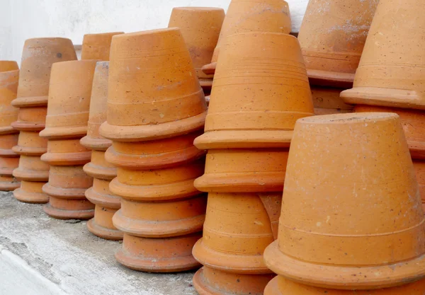 Grupo de vasos de argila — Fotografia de Stock