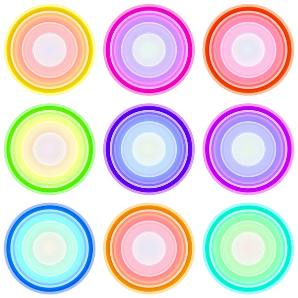 Colorful circles background — Stock Photo, Image