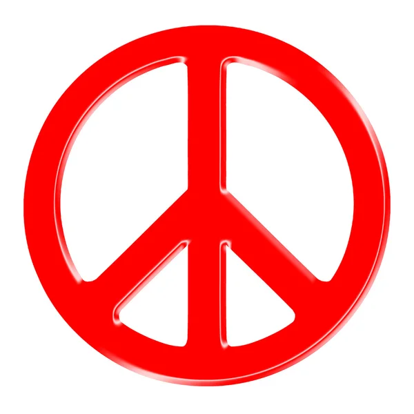 Σύμβολο ειρήνης διαστάσεων — Φωτογραφία Αρχείου