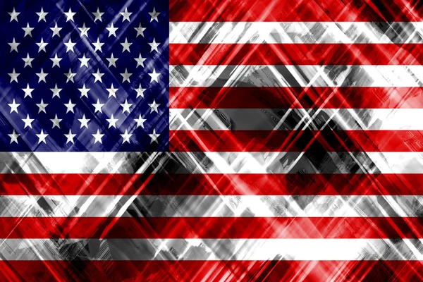 Résumé drapeau américain — Photo