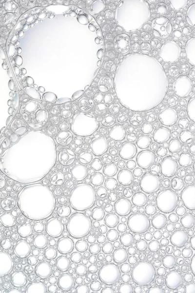 Latar belakang Bubbles putih — Stok Foto