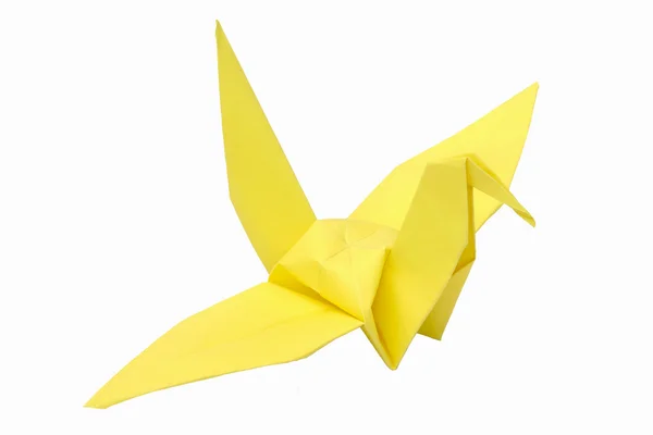 Geri dönüşüm kağıt origami kuş — Stok fotoğraf