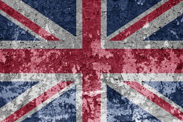 Union flag on a wall background — Stock Photo, Image