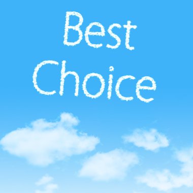 Mavi gökyüzü arka plan tasarımı ile bulut simgesi