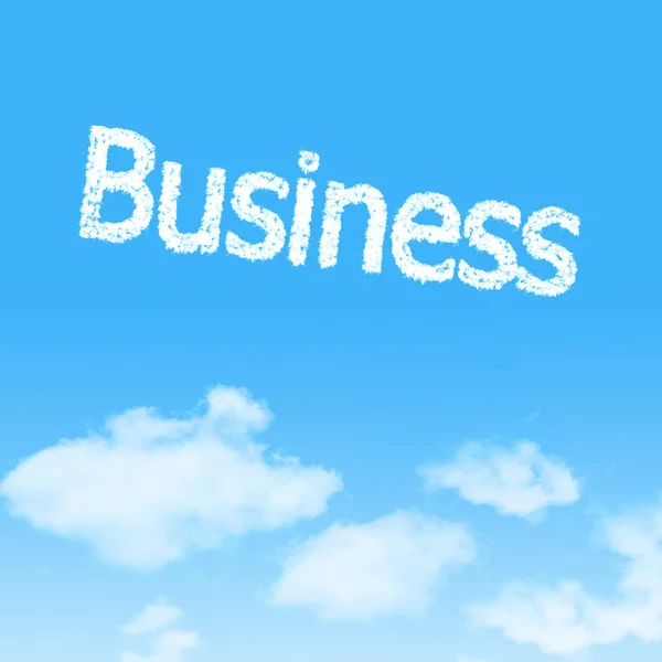 Moln ikonen med design på blå himmel bakgrund — Stockfoto