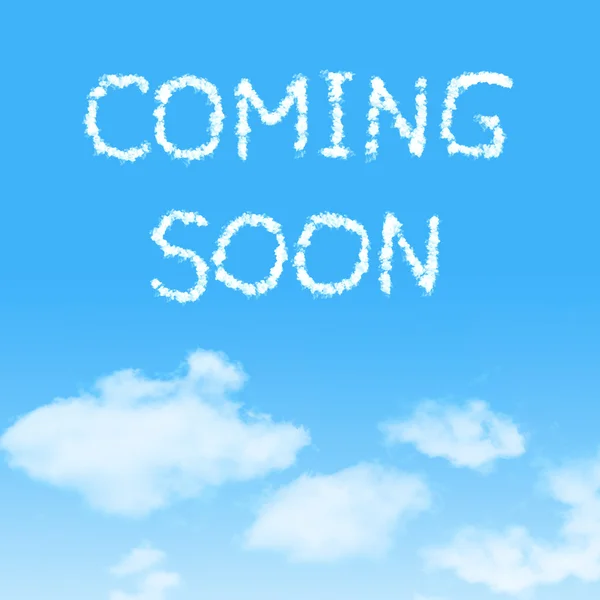 Wolke Symbol mit Design auf blauem Himmel Hintergrund — Stockfoto