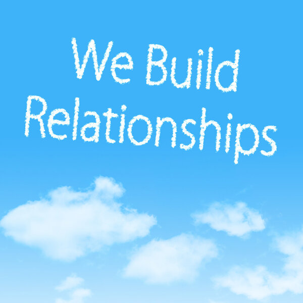 иконка облака с дизайном на голубом фоне неба
