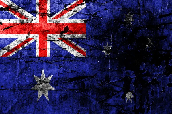 Bandera Grunge de Australian —  Fotos de Stock