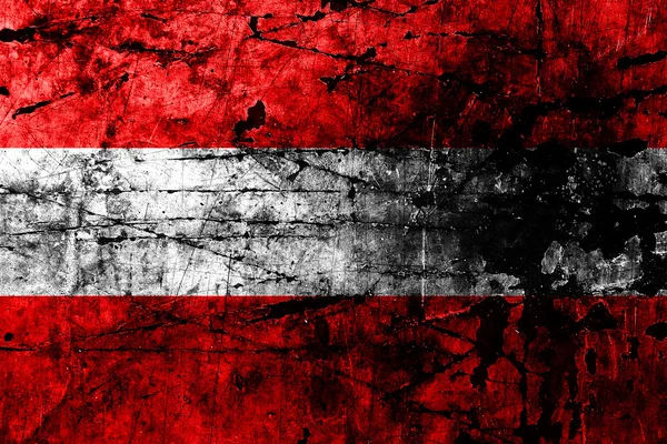 Bendera Grunge dari austria — Stok Foto