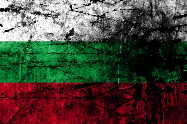 Grunge flag of bulgaria — Stock Photo, Image