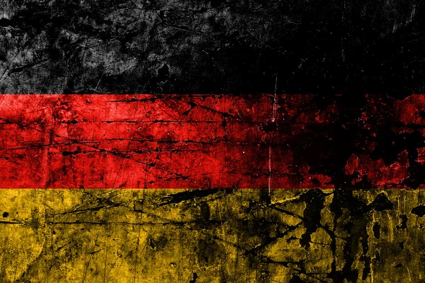 Grunge flagga Tyskland — Stockfoto