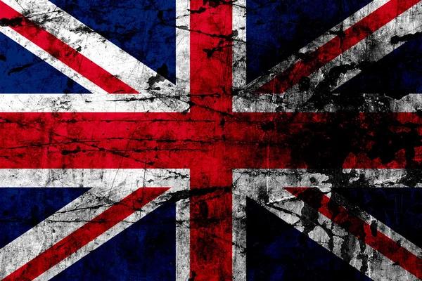 Grunge vlag van Verenigd Koninkrijk — Stockfoto