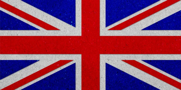 Verenigd kingdoml grunge vlag op papier achtergrond — Stockfoto