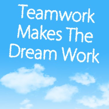 Teamwork Makes The Dream Work clipart
