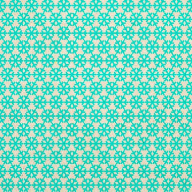 Kağıt arka plan üzerinde kar taneleri ile Seamless Modeli