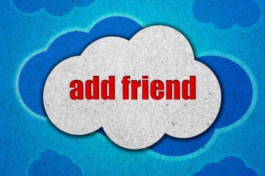 Kağıt doku bulut arka plan