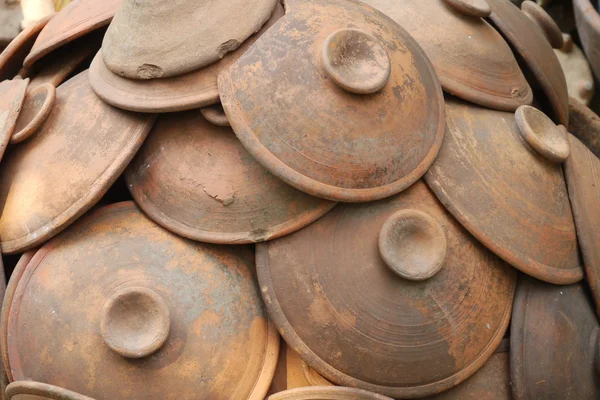 Group of pottery clay — Stock Photo, Image