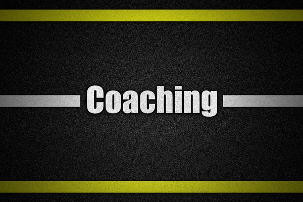 Forgalom útfelület szöveg coaching — Stock Fotó