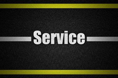 trafik yol yüzeyi ile metin