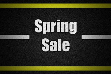 trafik yol yüzeyi ile metin