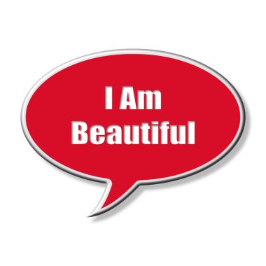 Beyaz arka plan üzerinde izole kırmızı balonu konuşma.