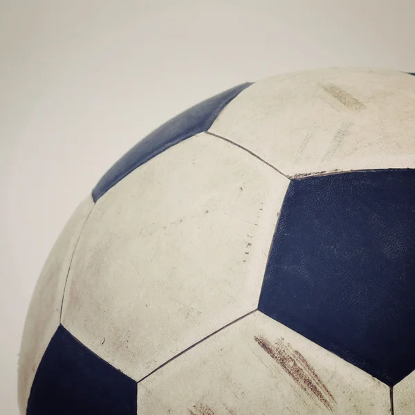 Soccer Ball old vintage retro style — Stock Photo, Image