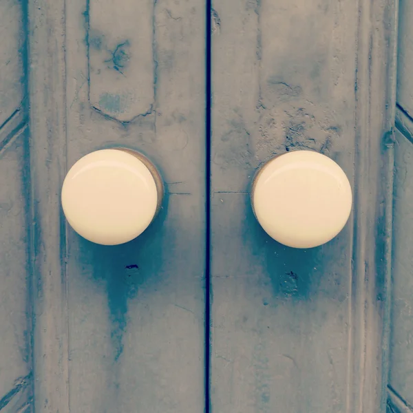 Knob ajtó régi retro stílusú — Stock Fotó