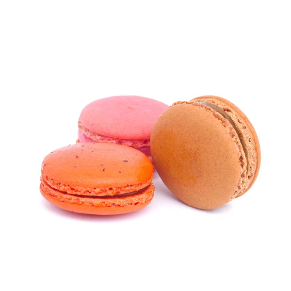 Macaroons isolated on white background — Stock Photo, Image