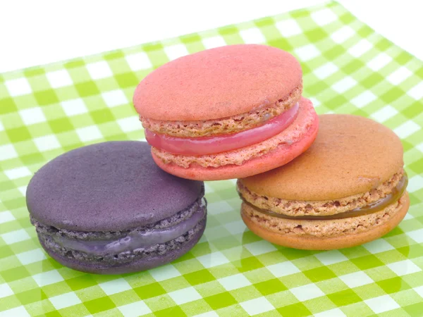 Sweet and colourful french macaroons — Stock Photo, Image