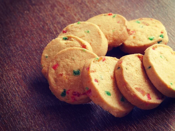 Cookies gamla retro vintage stil — Stockfoto