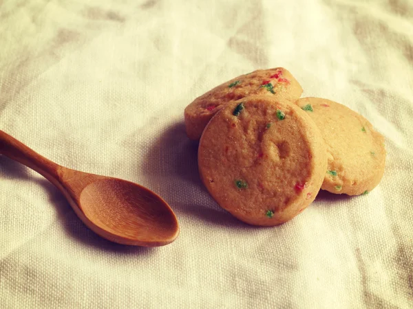 Cookies gamla retro vintage stil — Stockfoto